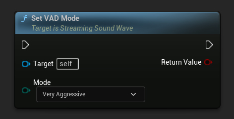 Set VAD Mode