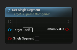 Set Single Segment