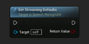 Set Streaming Defaults
